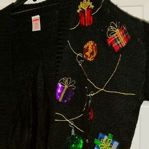 Christmas sweater, very cute for office party, ugly sweater contest.